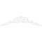 Ekena Millwork Pitch Baile Architectural Grade PVC Gable Pediment, 72"W x 18"H x 1"P (6/12) GPP072X018X100BAI - alternate 5